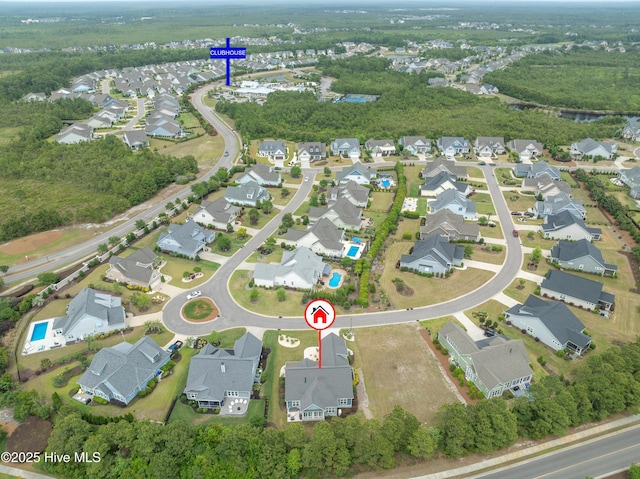 3032 Beachcomber Dr, Southport, NC 28461 - aerial overview of property's location featuring nearby suburban area
