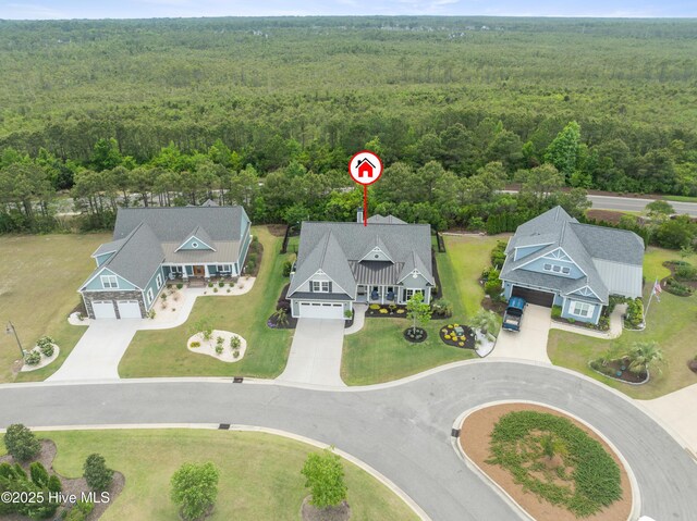 3032 Beachcomber Dr, Southport, NC 28461 - aerial view of a forest