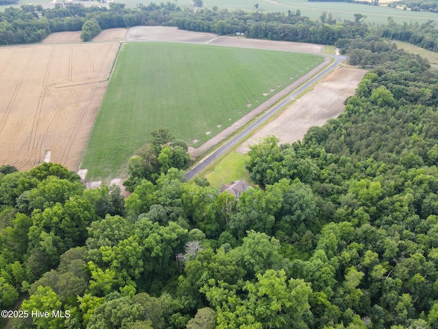 view of rural area featuring farmland