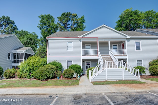 2726 S 17th St Unit C, Wilmington, NC 28412 - view of building exterior with stairway