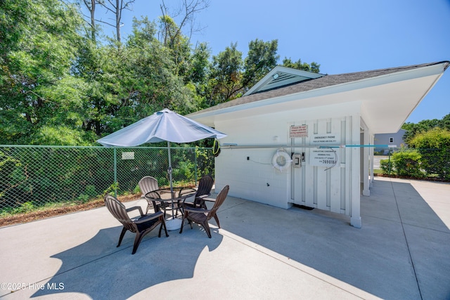 2726 S 17th St Unit C, Wilmington, NC 28412 - view of patio