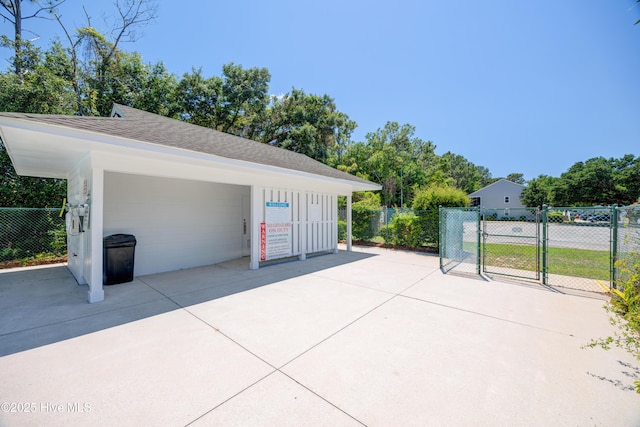 2726 S 17th St Unit C, Wilmington, NC 28412 - view of garage