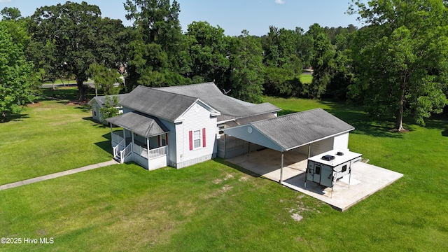 aerial view of property and surrounding area