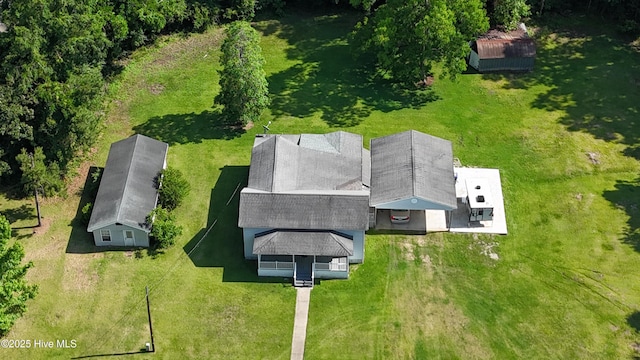 view from above of property