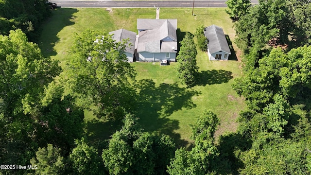 view from above of property