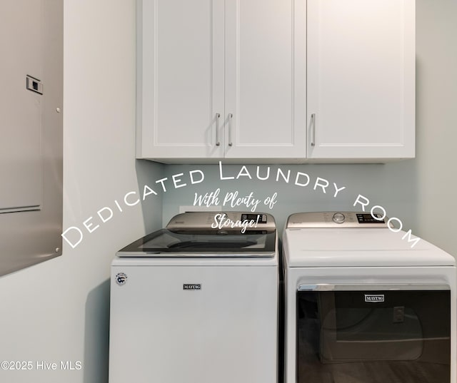 201 W Yacht Dr, Oak Island, NC 28465 - laundry area with washing machine and dryer and cabinet space