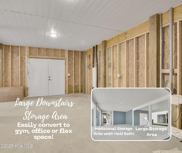 201 W Yacht Dr, Oak Island, NC 28465 - view of basement