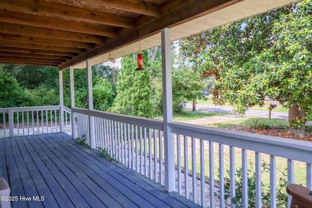 178 Stanley St, West End, NC 27376 - view of wooden terrace