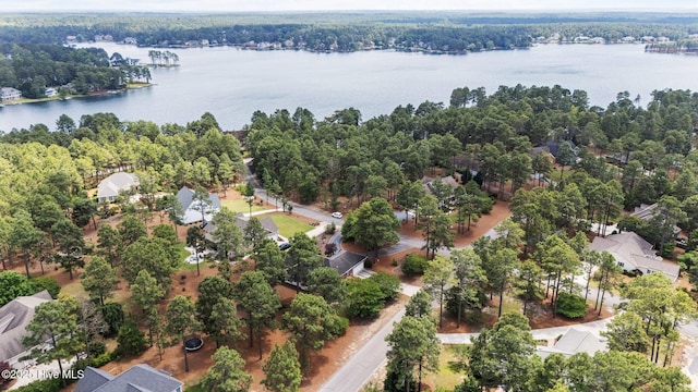 drone / aerial view of a nearby body of water