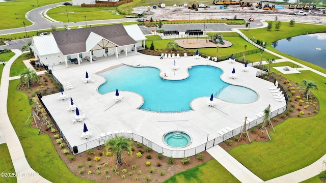 2304 Emerald Ave Lot 272, Castle Hayne, NC 28429 - community pool with a water view and a patio