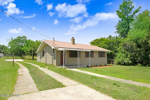 406 Mercer St, Goldsboro, NC 27530 - bungalow featuring a chimney and driveway