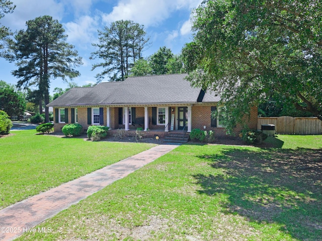 2008 S Elm St, Greenville, NC 27858 - single story home featuring brick siding and a porch