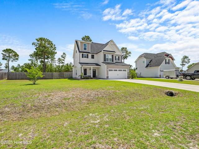 118 Prospect Dr, Richlands, NC 28574 - view of front of home featuring a garage and concrete driveway