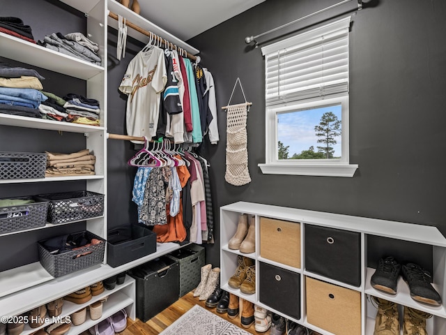 118 Prospect Dr, Richlands, NC 28574 - spacious closet featuring wood finished floors