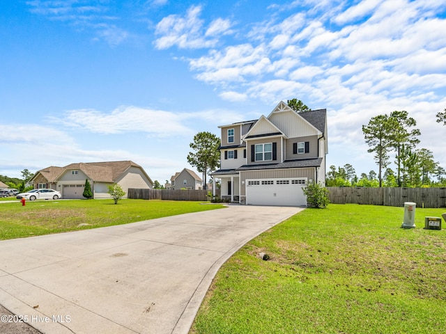 118 Prospect Dr, Richlands, NC 28574 - view of front of property featuring board and batten siding, driveway, and a garage