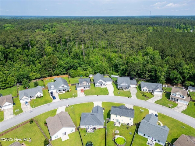222 Station House Rd, New Bern, NC 28562 - aerial view of residential area with a heavily wooded area