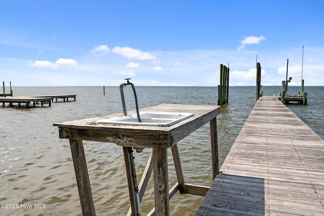 859 Old Pamlico Beach Rd W, Belhaven, NC 27810 - dock area featuring a water view