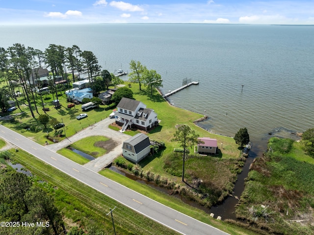 859 Old Pamlico Beach Rd W, Belhaven, NC 27810 - aerial view of a large body of water