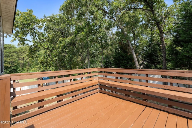 144 Newington Way, Aberdeen, NC 28315 - view of wooden deck