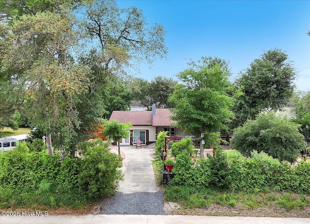 4407 E Oak Island Dr, Oak Island, NC 28465 - obstructed view of property featuring driveway