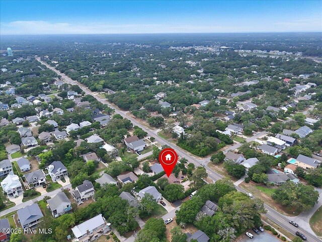 4407 E Oak Island Dr, Oak Island, NC 28465 - aerial overview of property's location with nearby suburban area