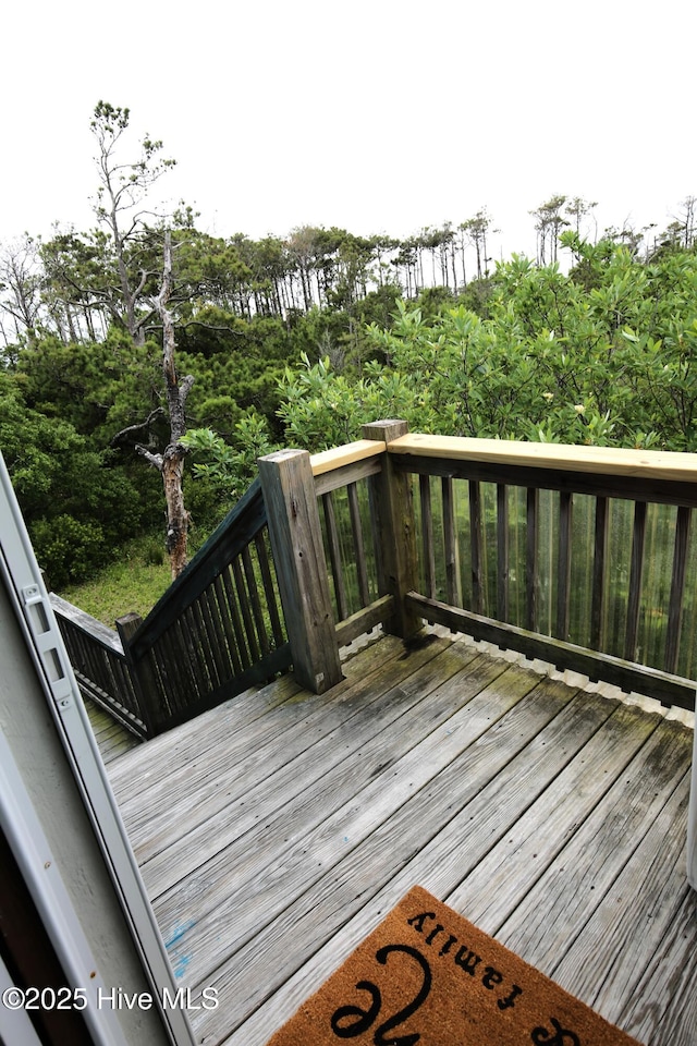 105 Sandy Landing Rd, Cedar Island, NC 28520 - view of deck