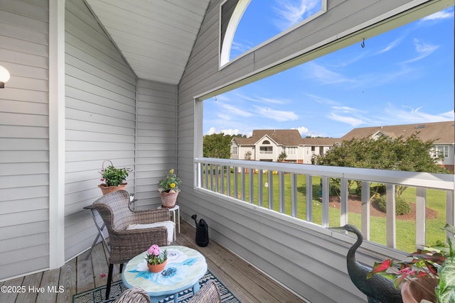 4115 Breezewood Dr Apt 202, Wilmington, NC 28412 - balcony featuring a residential view
