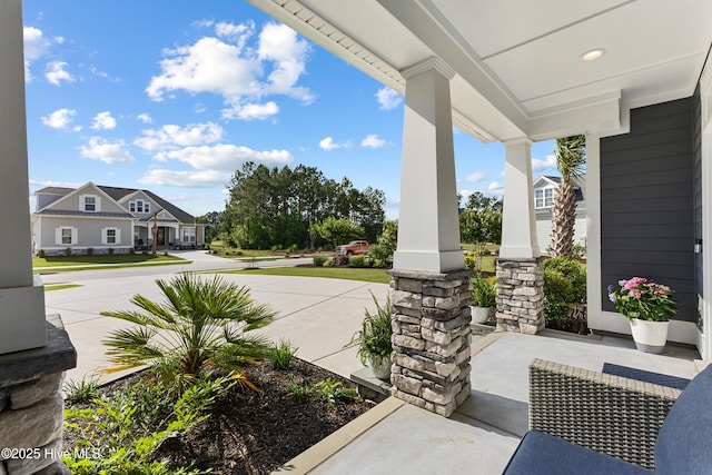 4224 Cobleskill Dr, Leland, NC 28451 - view of covered porch