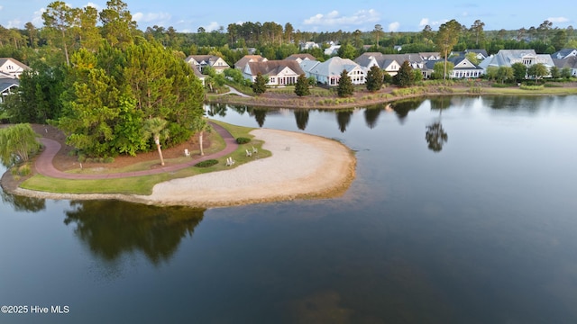 4224 Cobleskill Dr, Leland, NC 28451 - aerial perspective of suburban area with a nearby body of water