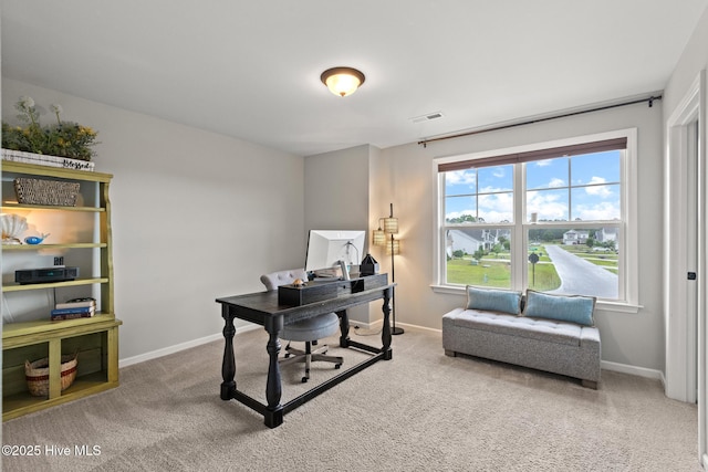 84 Capital Dr, Hampstead, NC 28443 - home office with carpet flooring and baseboards