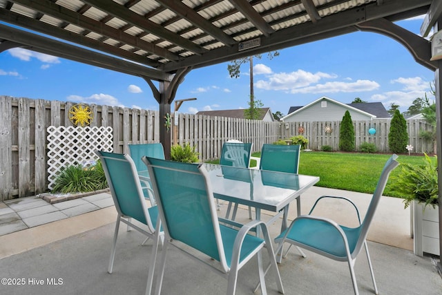 2017 Willow Stone Ct, Leland, NC 28451 - view of patio / terrace with outdoor dining area