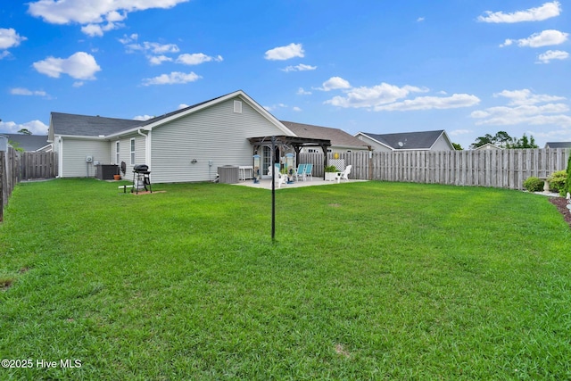 2017 Willow Stone Ct, Leland, NC 28451 - back of house with a patio and central air condition unit