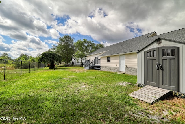60 Pine Lake Rd, Southport, NC 28461 - view of yard featuring a deck