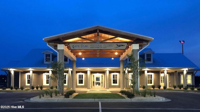 3792 Bancroft Pl, Southport, NC 28461 - view of property at twilight