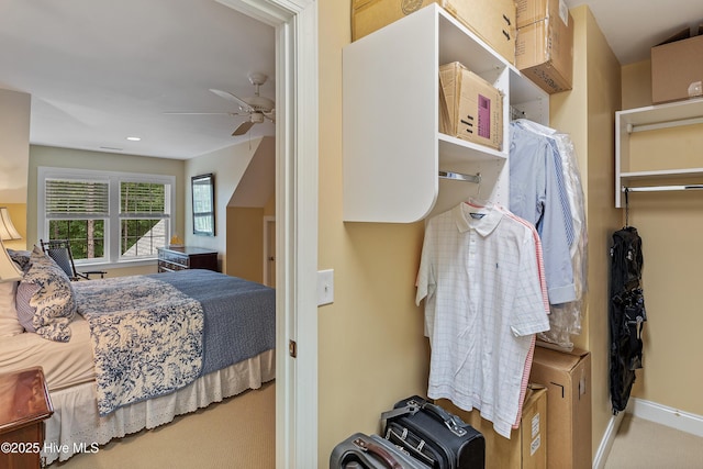 3792 Bancroft Pl, Southport, NC 28461 - bedroom with baseboards and ceiling fan