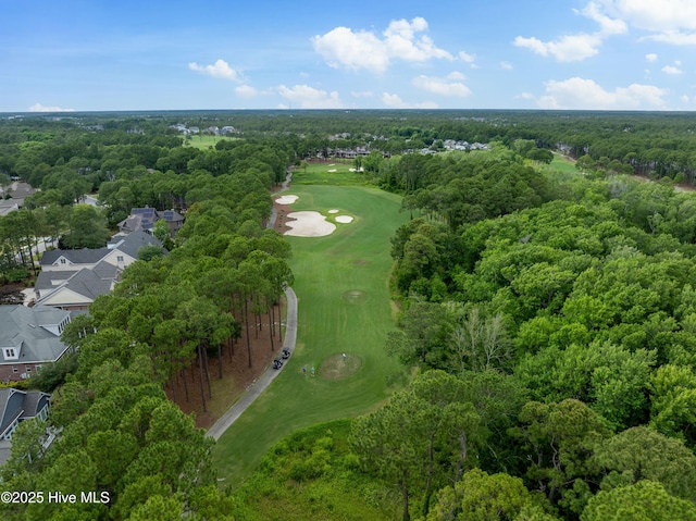 3792 Bancroft Pl, Southport, NC 28461 - aerial view of residential area with a golf club and a forest