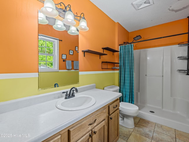 245 Parnell Rd, Hubert, NC 28539 - bathroom featuring a shower with shower curtain, toilet, and vanity