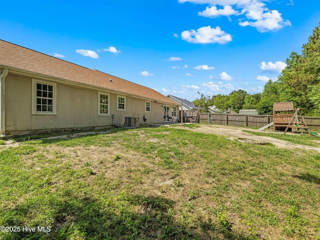 245 Parnell Rd, Hubert, NC 28539 - view of yard featuring a playground and cooling unit
