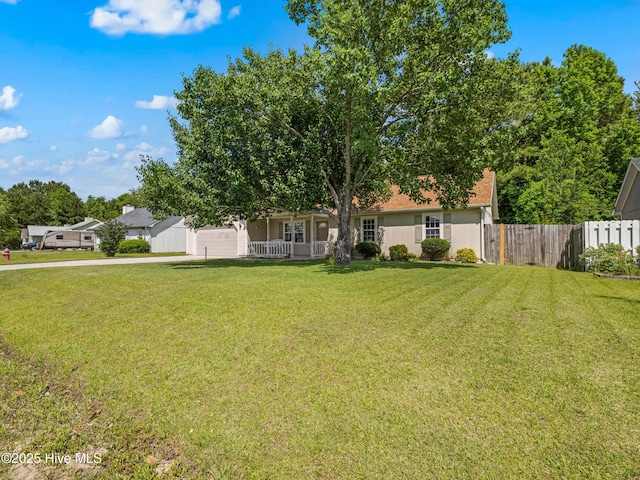 245 Parnell Rd, Hubert, NC 28539 - view of front of home featuring covered porch