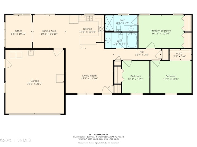 245 Parnell Rd, Hubert, NC 28539 - floor plan / room layout