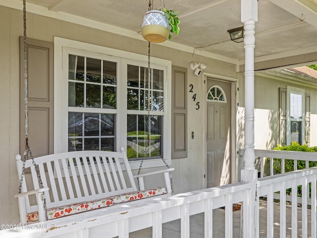 245 Parnell Rd, Hubert, NC 28539 - property entrance featuring a porch
