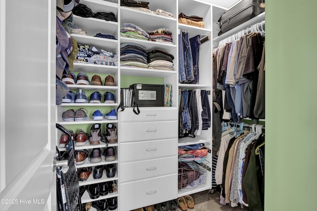 630 Saint Joseph St Unit 200, Carolina Beach, NC 28428 - spacious closet featuring carpet