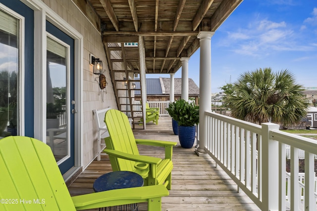 9089 W 9th St, Surf City, NC 28445 - view of deck