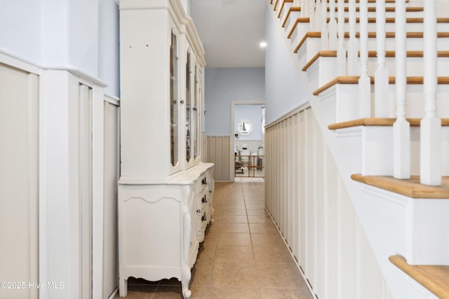 9089 W 9th St, Surf City, NC 28445 - hall with light tile patterned flooring