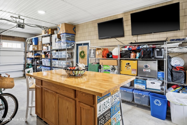9089 W 9th St, Surf City, NC 28445 - garage with a garage door opener