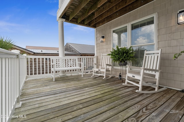 9089 W 9th St, Surf City, NC 28445 - view of deck