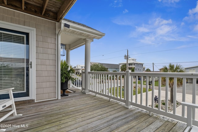 9089 W 9th St, Surf City, NC 28445 - view of wooden terrace