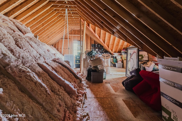 358 Folkstone Rd, Holly Ridge, NC 28445 - view of unfinished attic