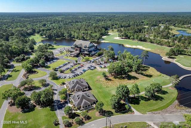 244 Red Fox Run Dr, Wallace, NC 28466 - aerial view of property's location with a large body of water and a local golf course