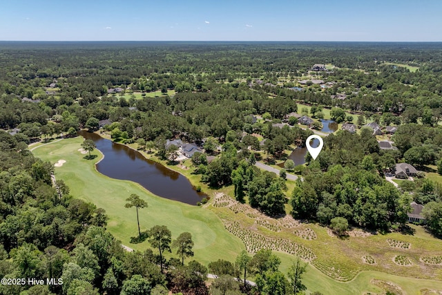244 Red Fox Run Dr, Wallace, NC 28466 - bird's eye view of a nearby body of water and a local golf course